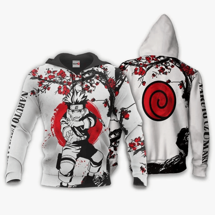 Uzumaki Naruto Anime Manga Naruto For Men And Women 3d Hoodie Zip Hoodie