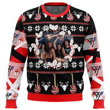 Eddie Van Halen Ugly Christmas Sweater