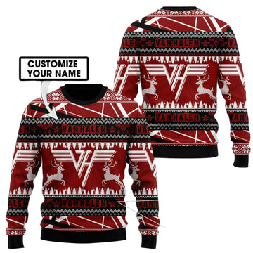 Van Halen Deer Christmas Sweater