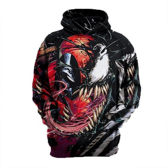 Venom Marvel Mix Series - 3d Street Wear Hoodie