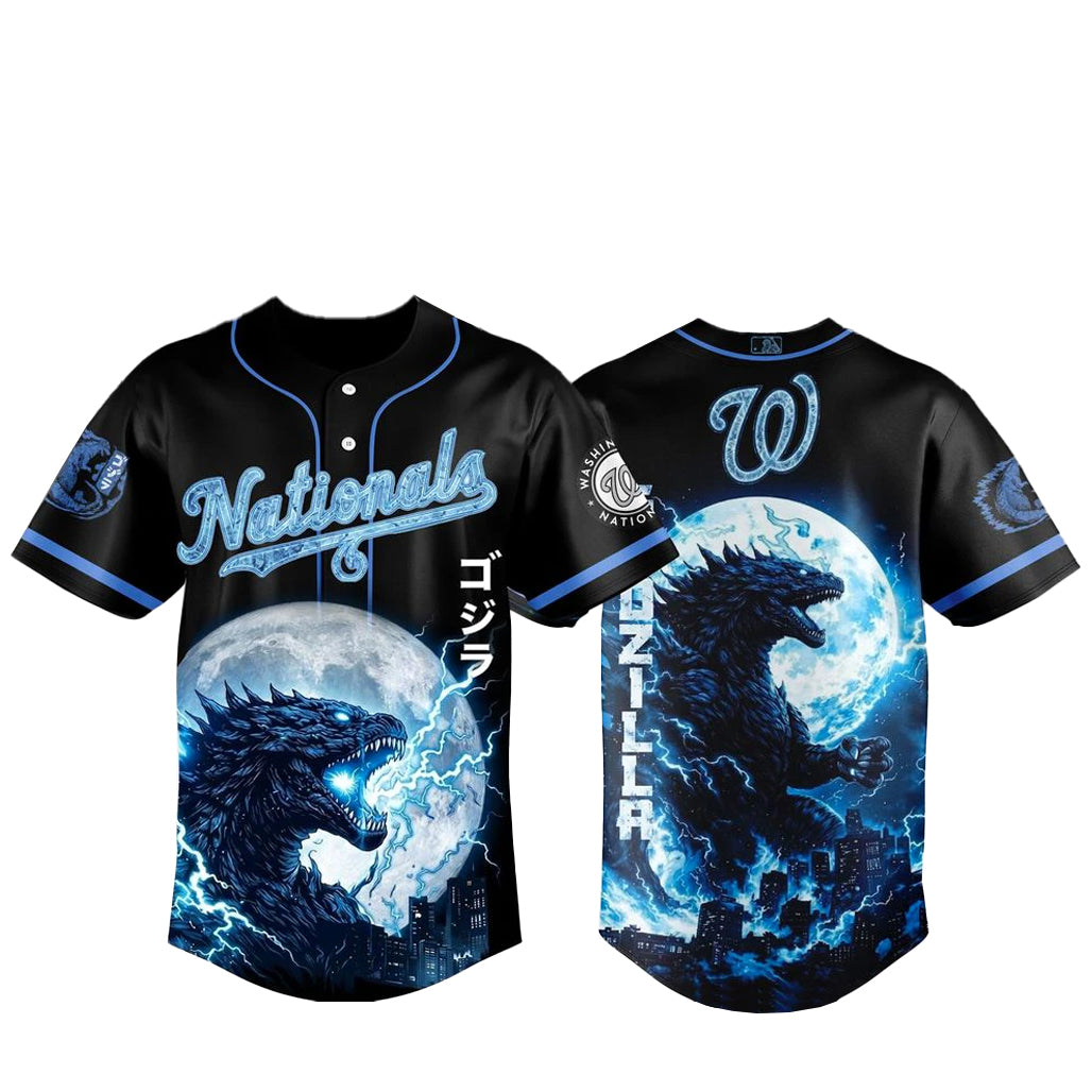 Washington Nationals x Godzilla Legendary 2026 Baseball Jersey