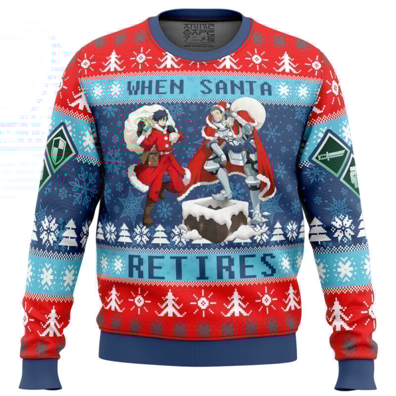 When Santa Retires Log Horizon Ugly Christmas Sweater