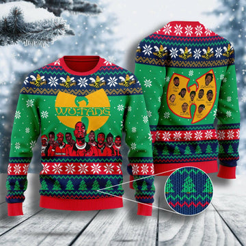 Wu Tang Clan All Over Printed Ugly Christmas Sweater