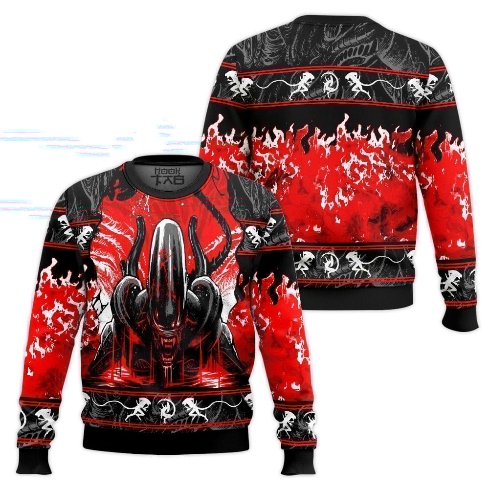 Xenomorph Alien Ugly Sweater
