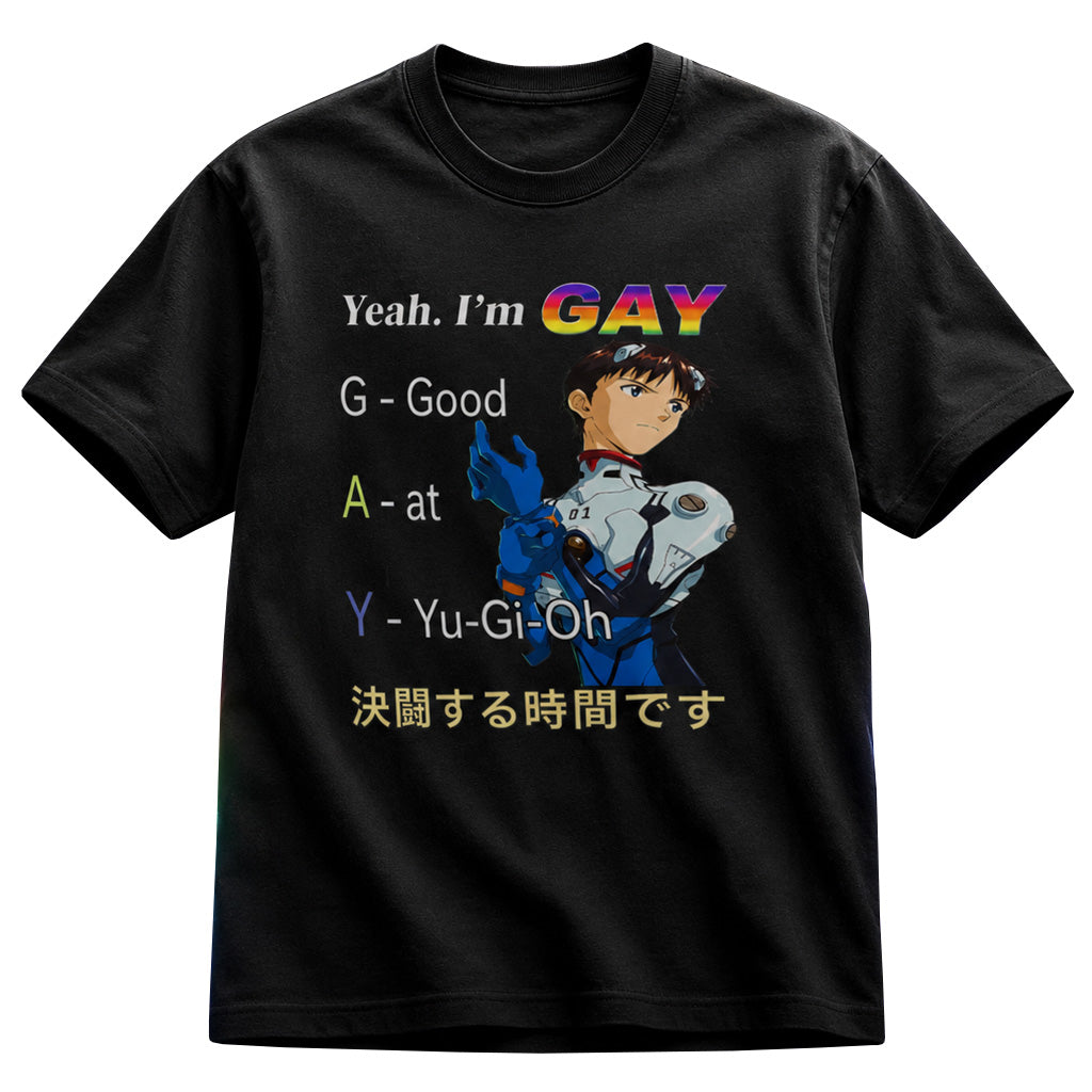 Yeah I’m Gay Good at Yu-Gi-Oh Graphic Shirt