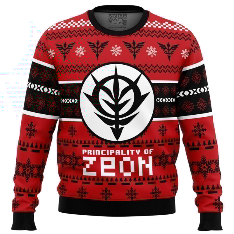 Zeon The Gundam Ugly Christmas Sweater
