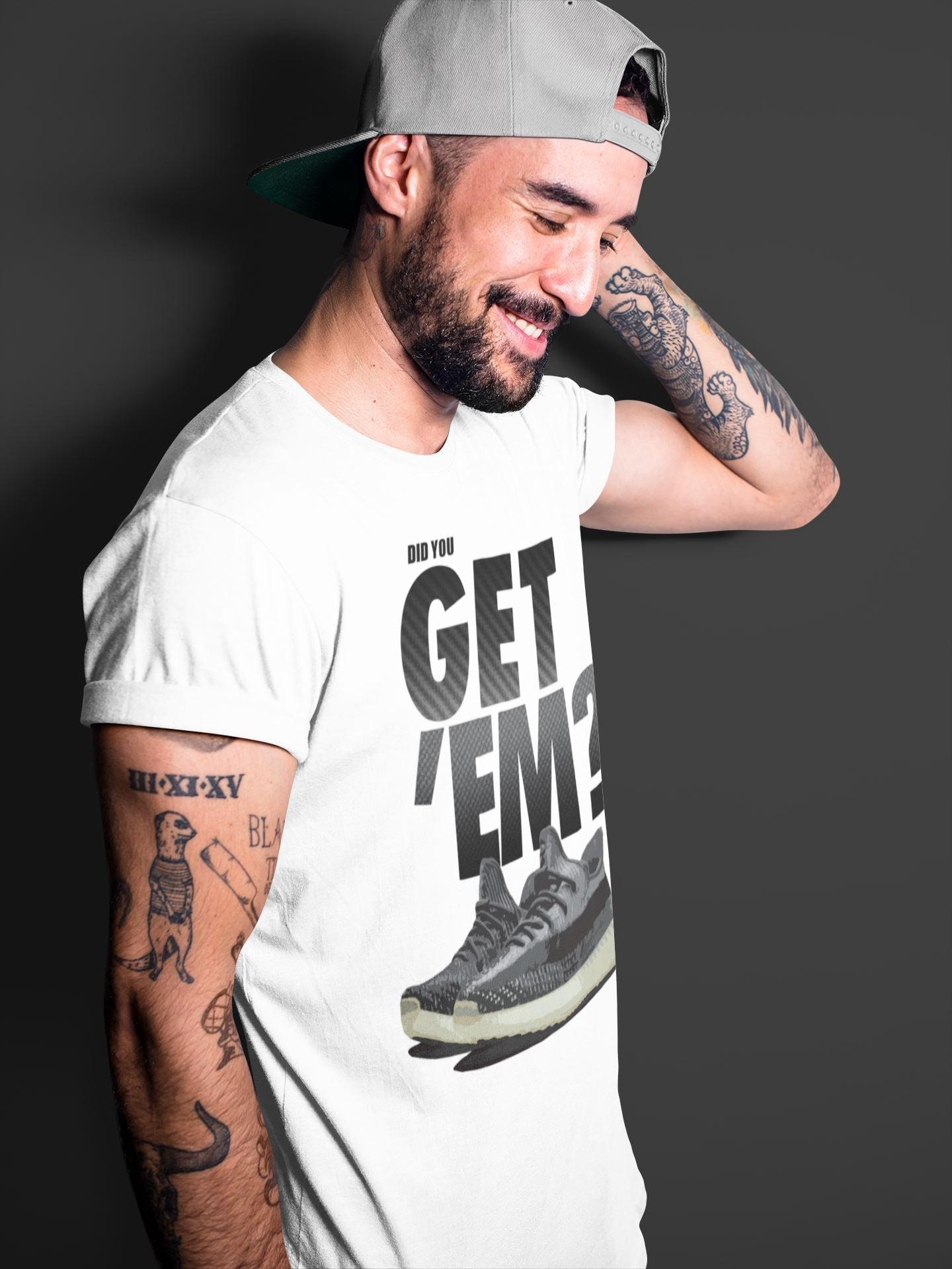 Did You Get 'Em Unisex Tops - Yeezy 350 Carbon Asriel
