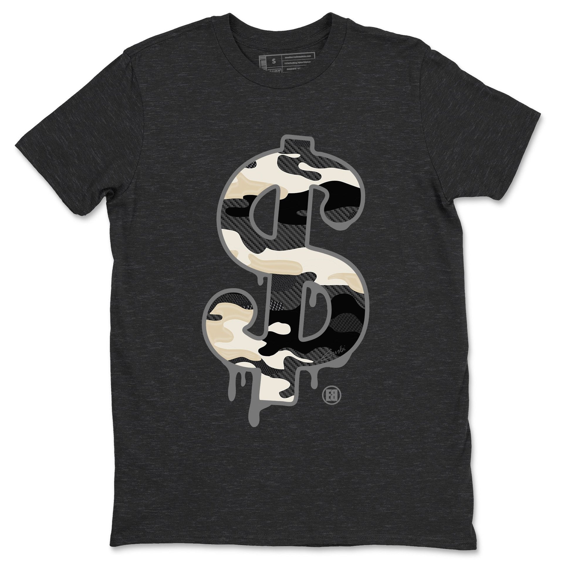 Dollar Camo Unisex Tops - Yeezy 350 Carbon Asriel