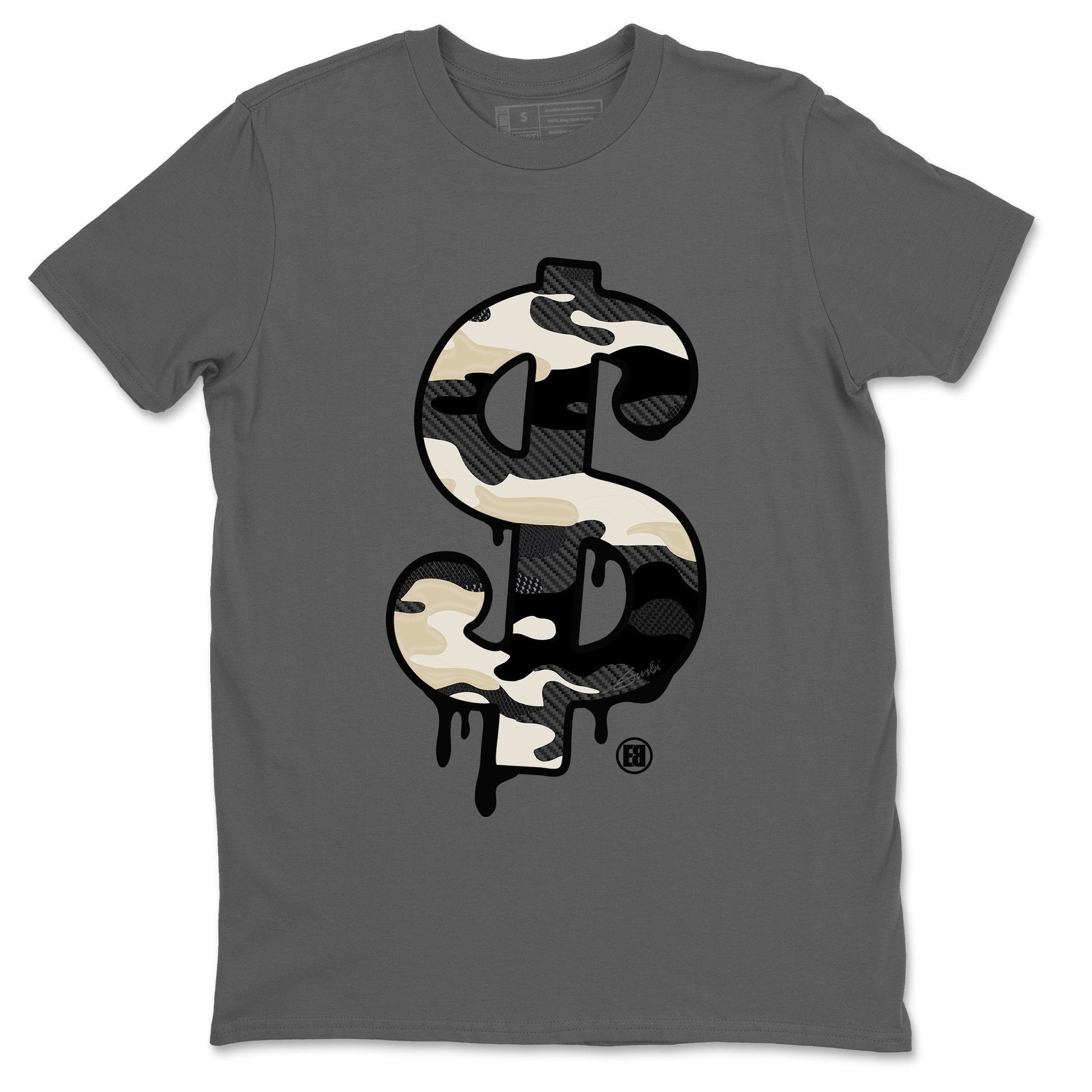 Dollar Camo Unisex Tops - Yeezy 350 Carbon Asriel