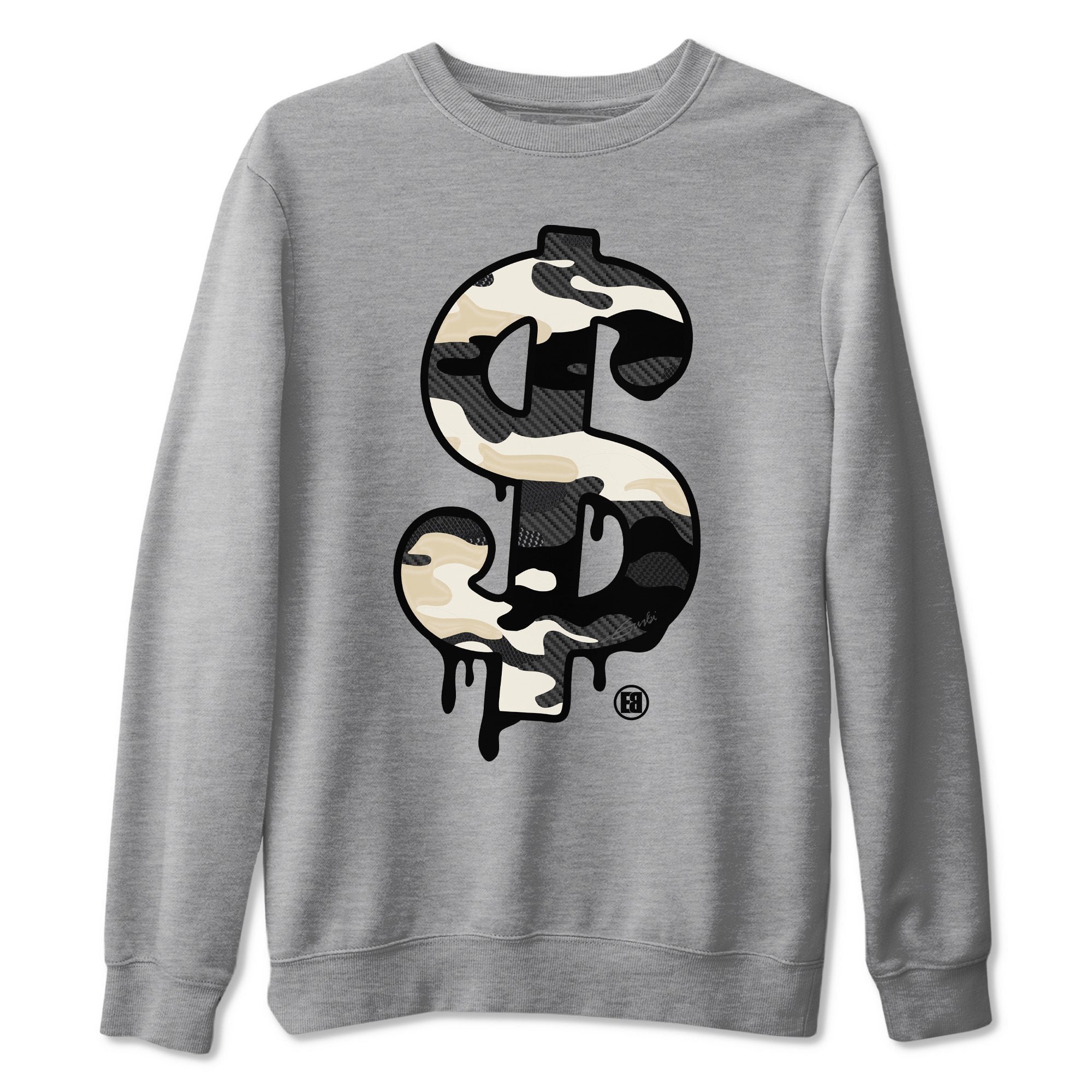 Dollar Camo Unisex Tops - Yeezy 350 Carbon Asriel