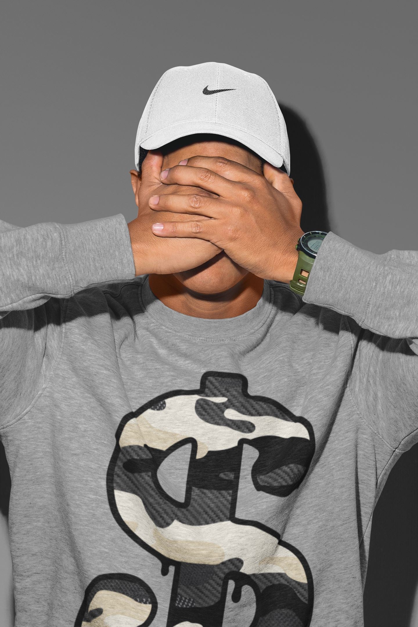 Dollar Camo Unisex Tops - Yeezy 350 Carbon Asriel