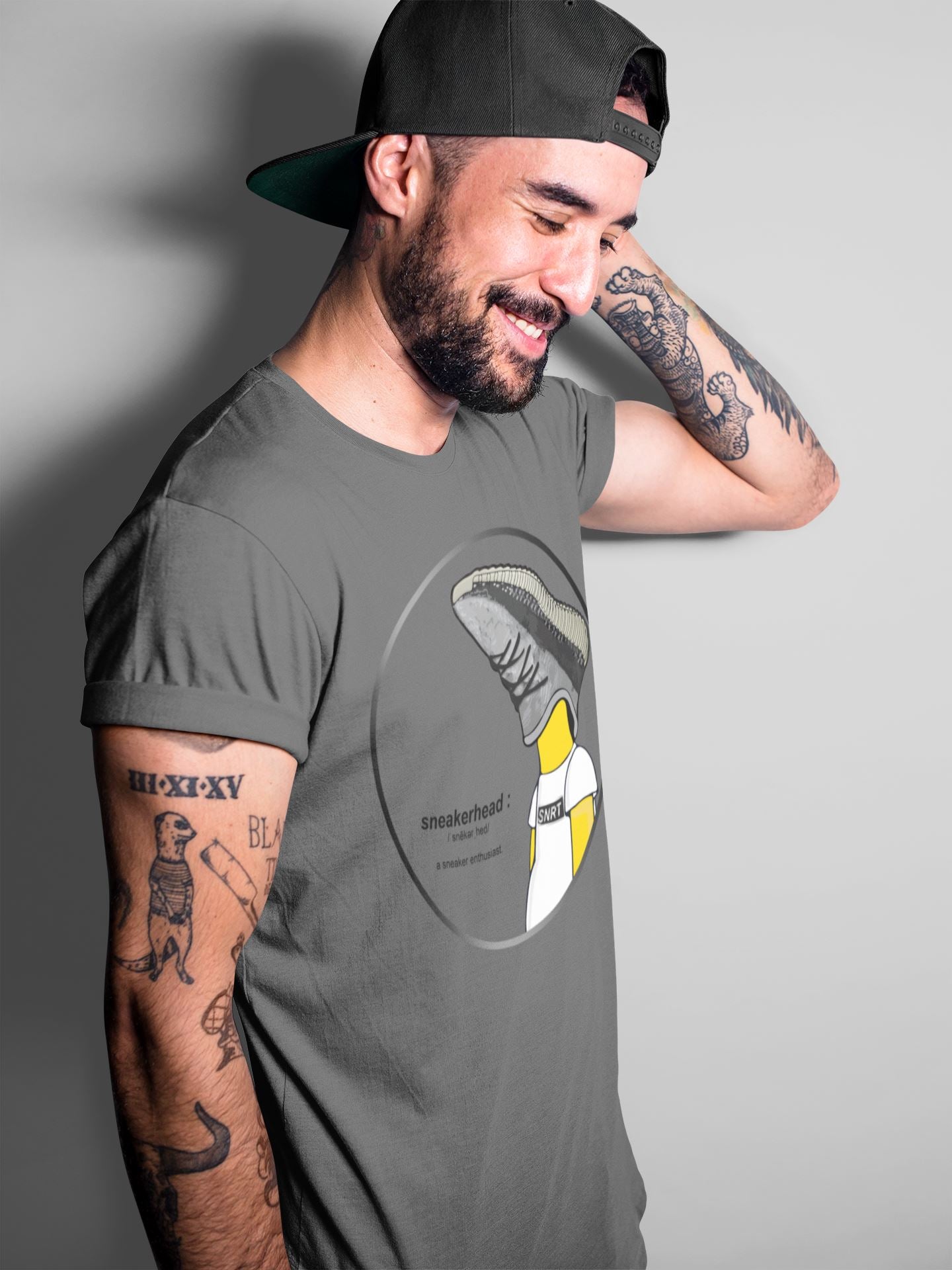 Sneakerhead Unisex Tops - Yeezy 350 Carbon Asriel