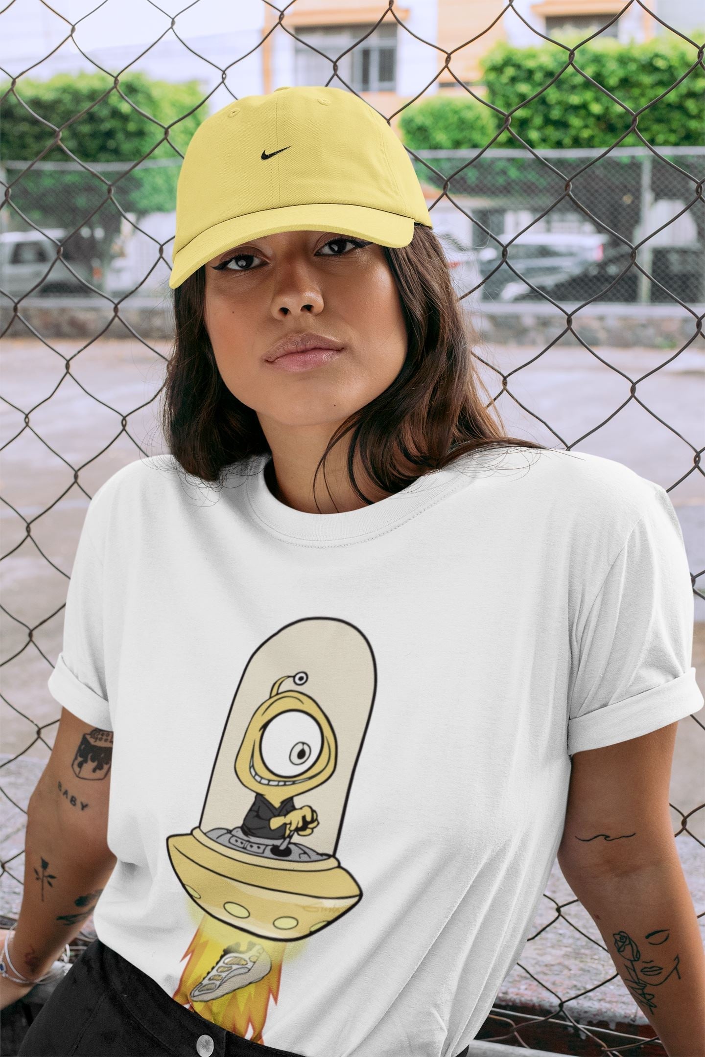 Alien Unisex Tops - Yeezy 700 Safflower
