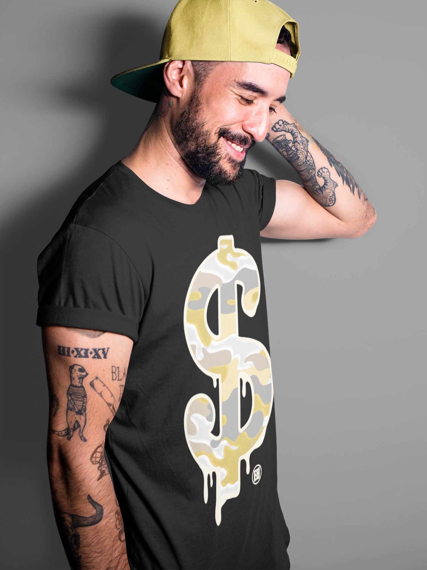 Dollar Camo Unisex Tops - Yeezy 700 Safflower