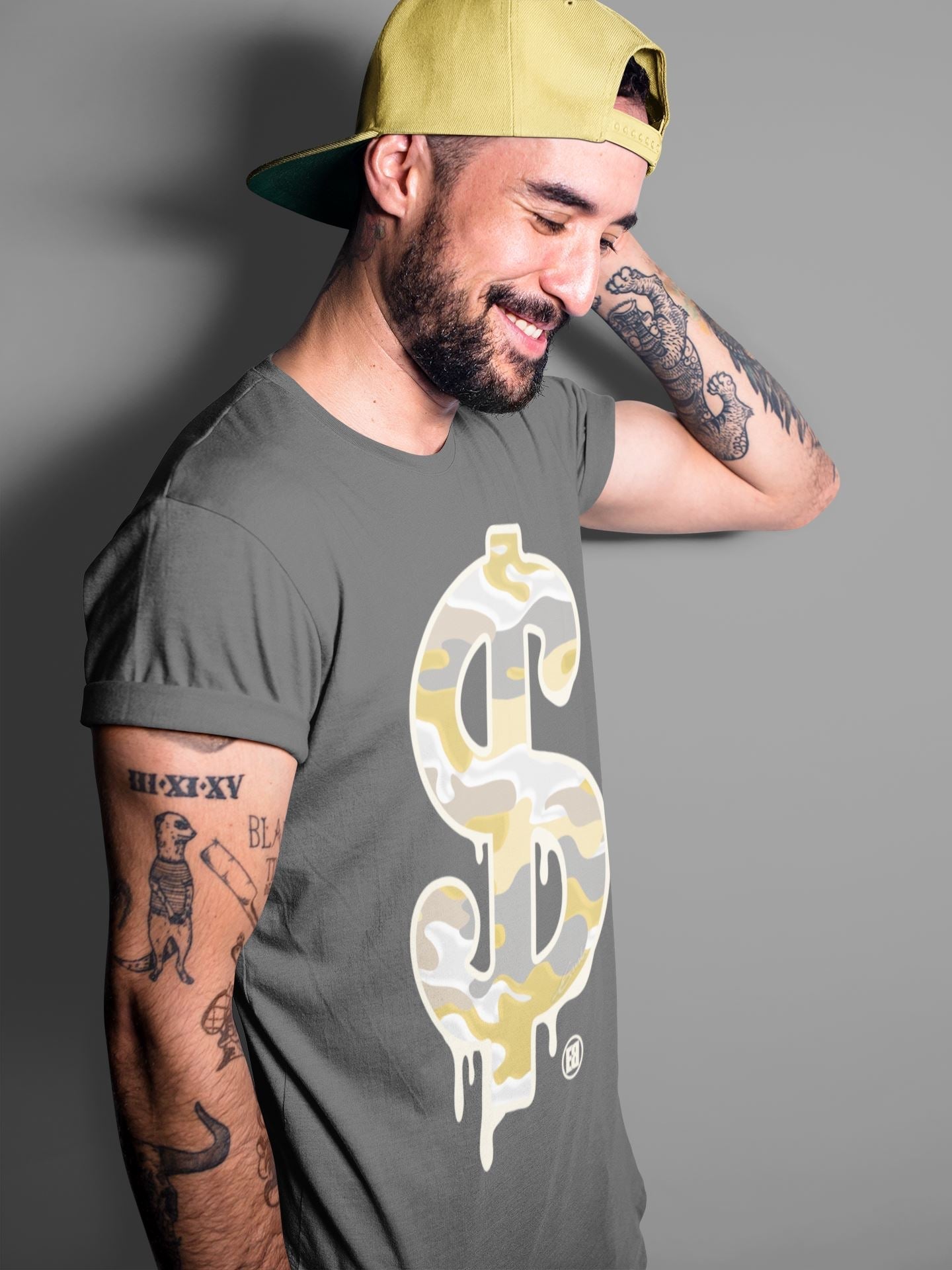 Dollar Camo Unisex Tops - Yeezy 700 Safflower