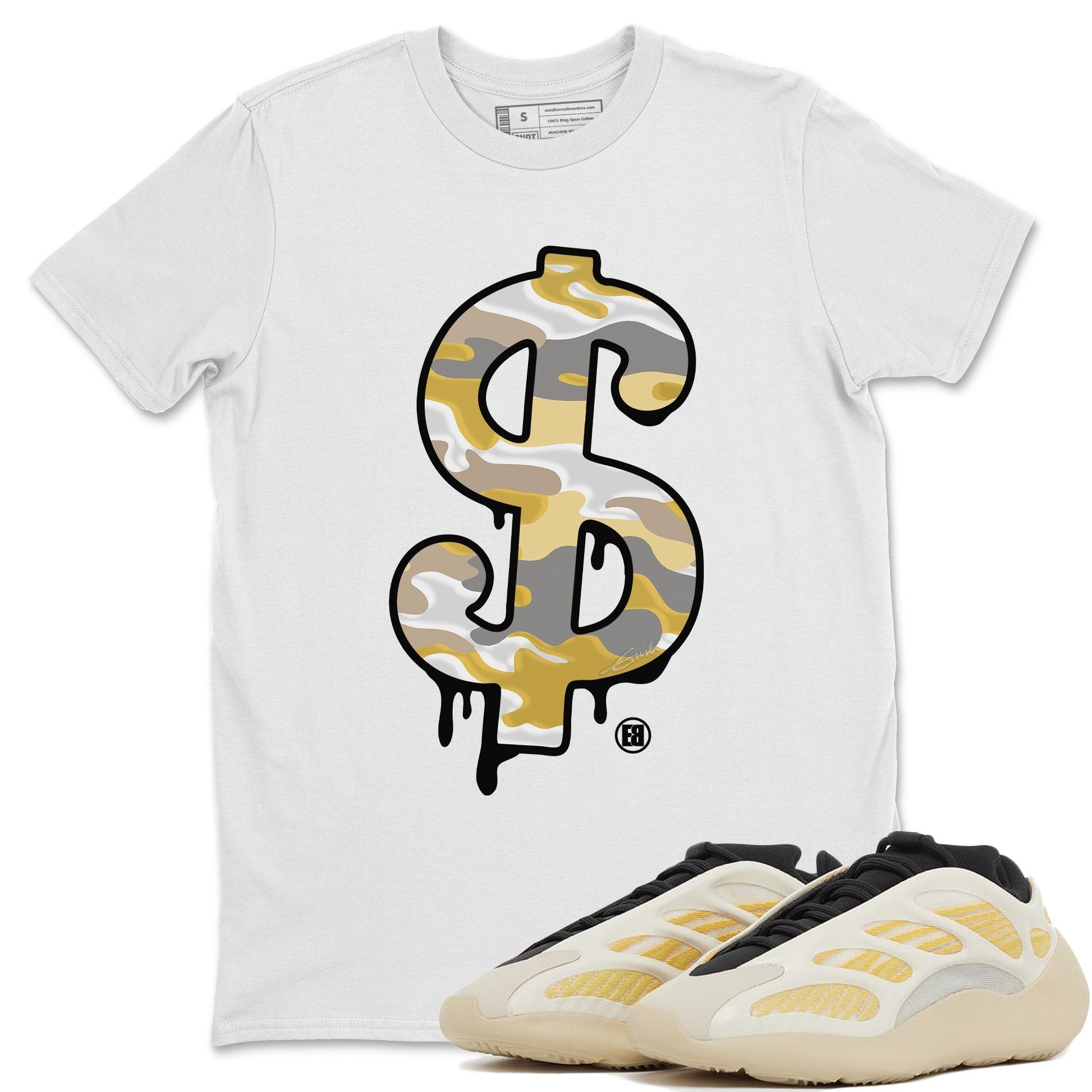 Dollar Camo Unisex Tops - Yeezy 700 Safflower