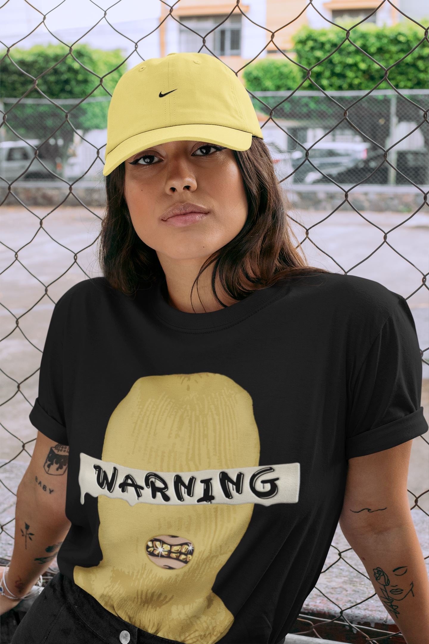 Warning Unisex Tops - Yeezy 700 Safflower