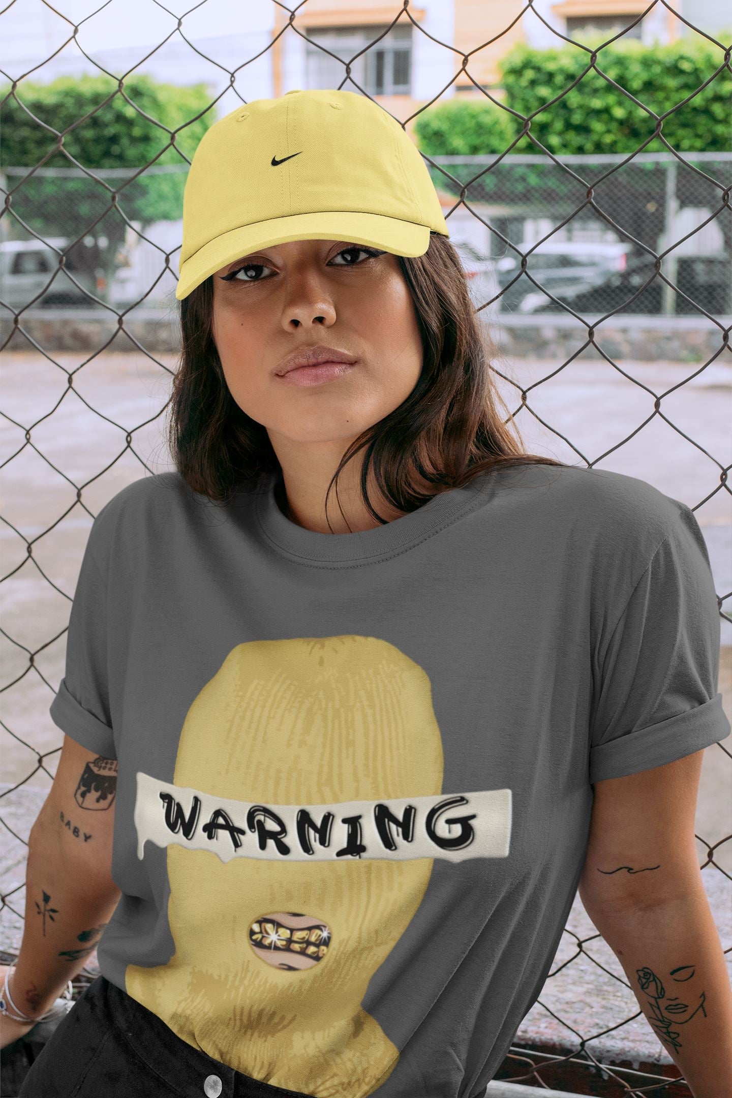 Warning Unisex Tops - Yeezy 700 Safflower