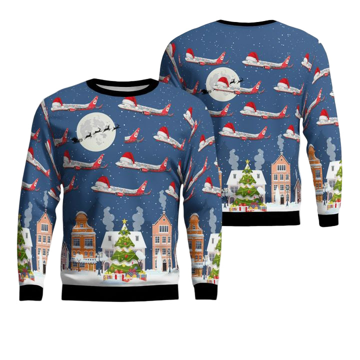 Air Berlin Boeing 737-800 Flying home for Christmas Christmas Sweater 3D ? Usalast