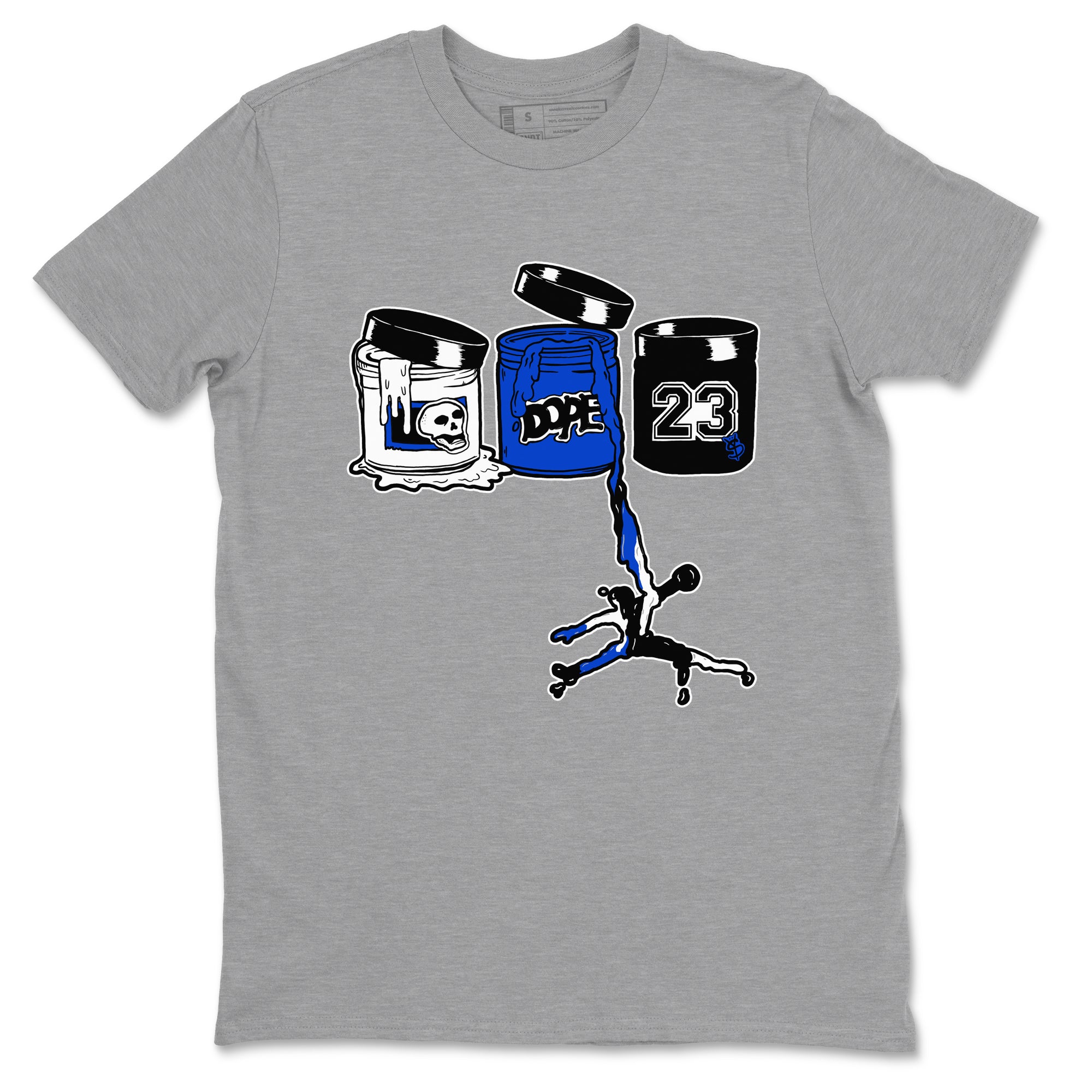 Jordan Paint Sneaker Tees - Air Jordan 12 Blueberry