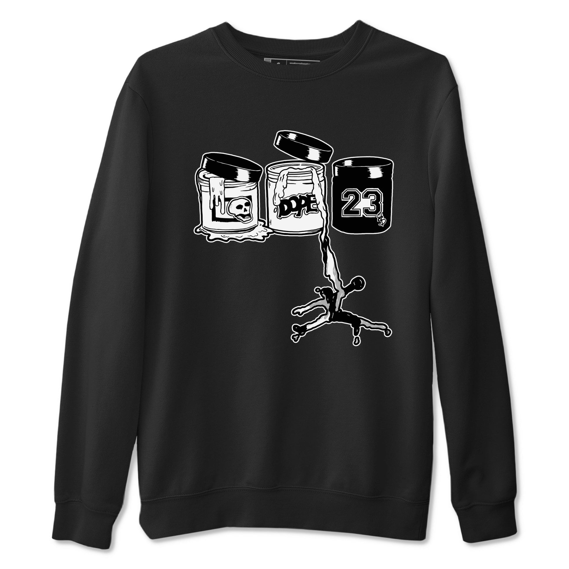 Jordan Paint Sneaker Tees - Air Jordan 4 White Thunder