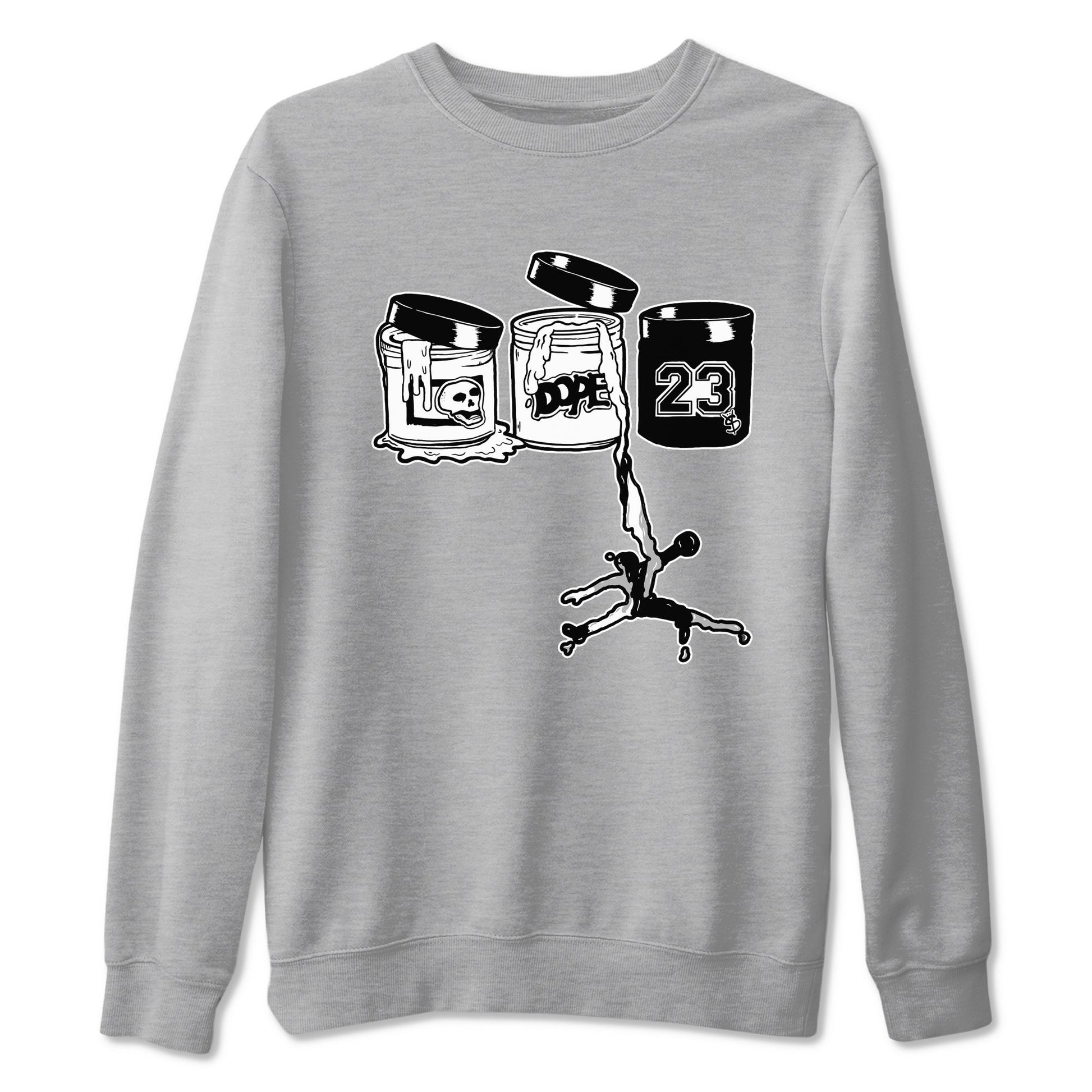 Jordan Paint Sneaker Tees - Air Jordan 4 White Thunder