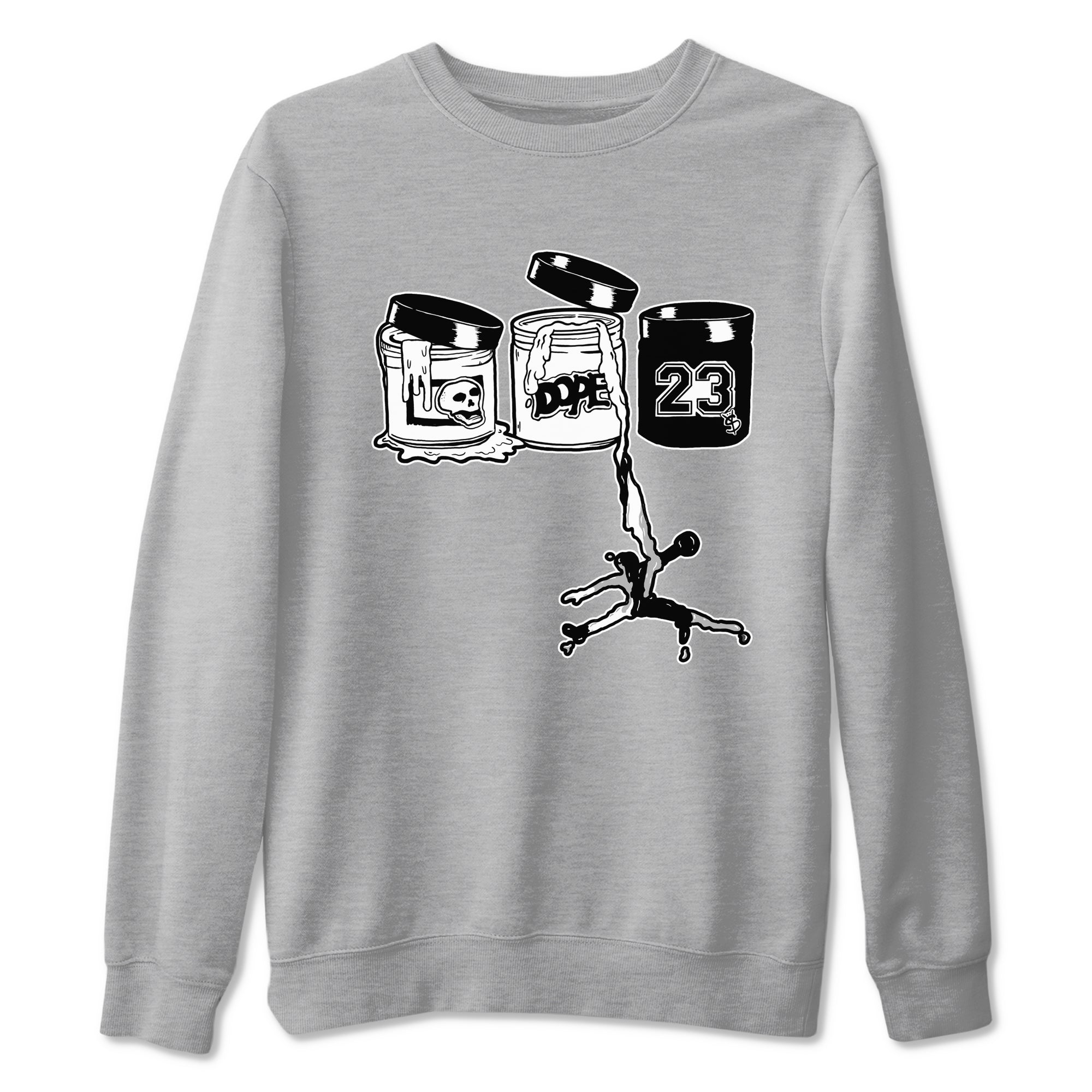 Jordan Paint Sneaker Tees - Air Jordan 4 White Thunder