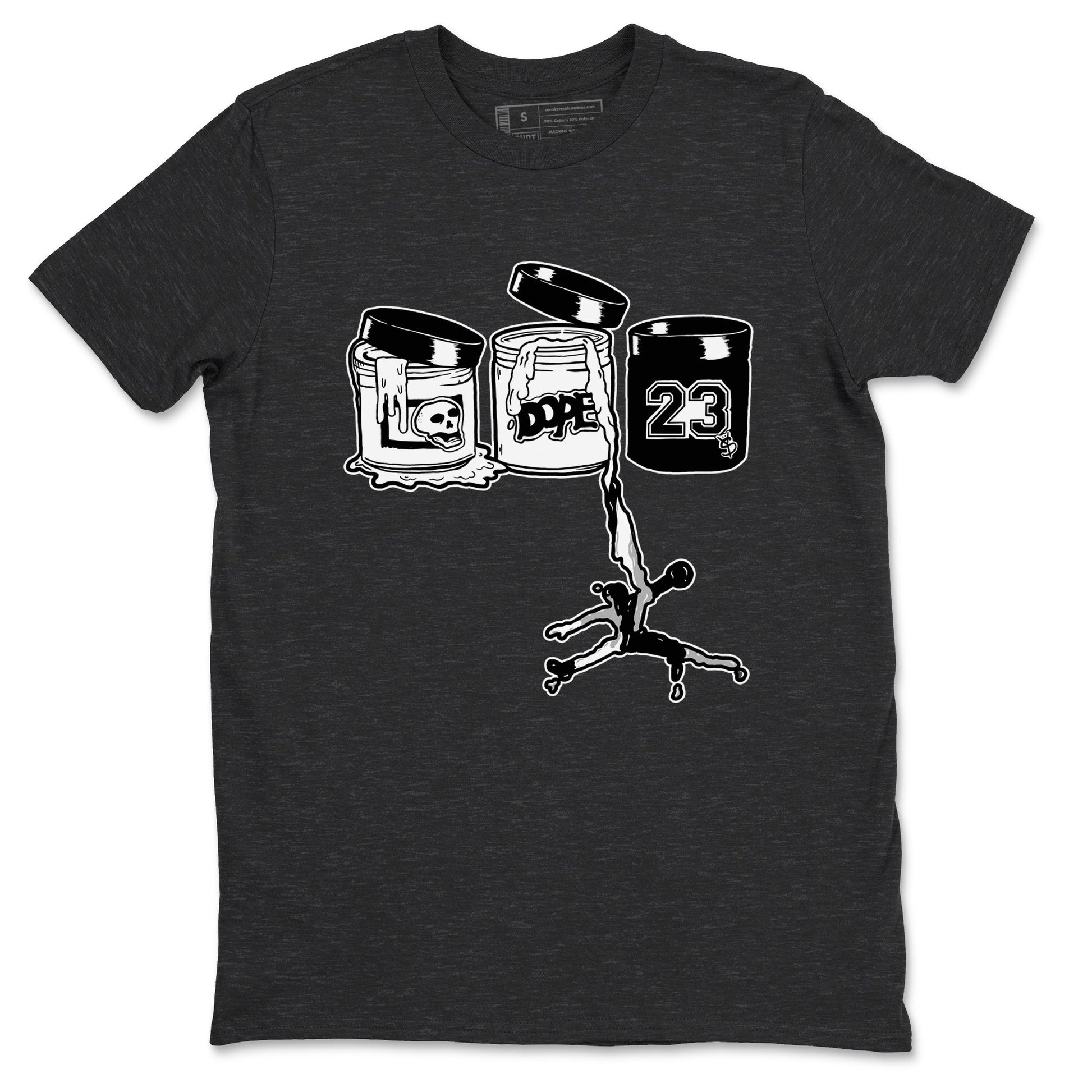Jordan Paint Sneaker Tees - Air Jordan 4 White Thunder