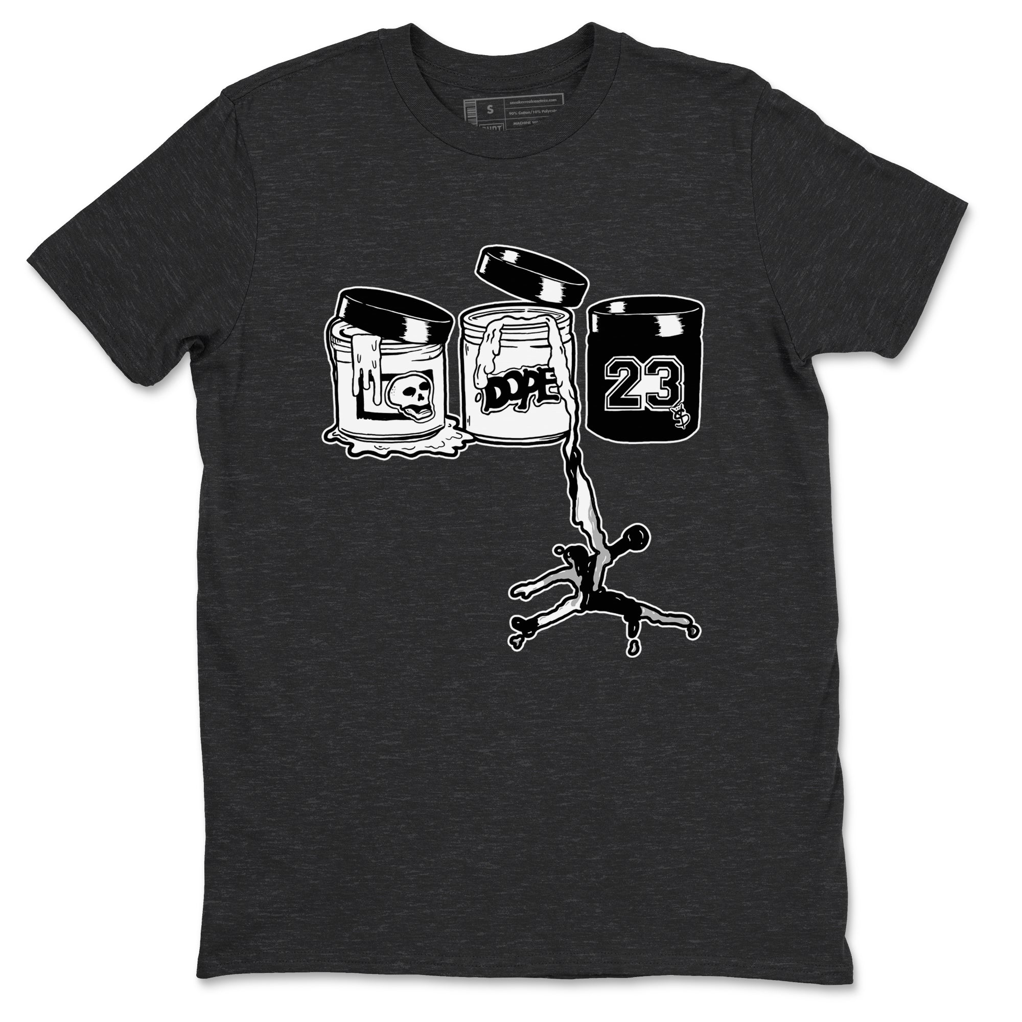 Jordan Paint Sneaker Tees - Air Jordan 4 White Thunder