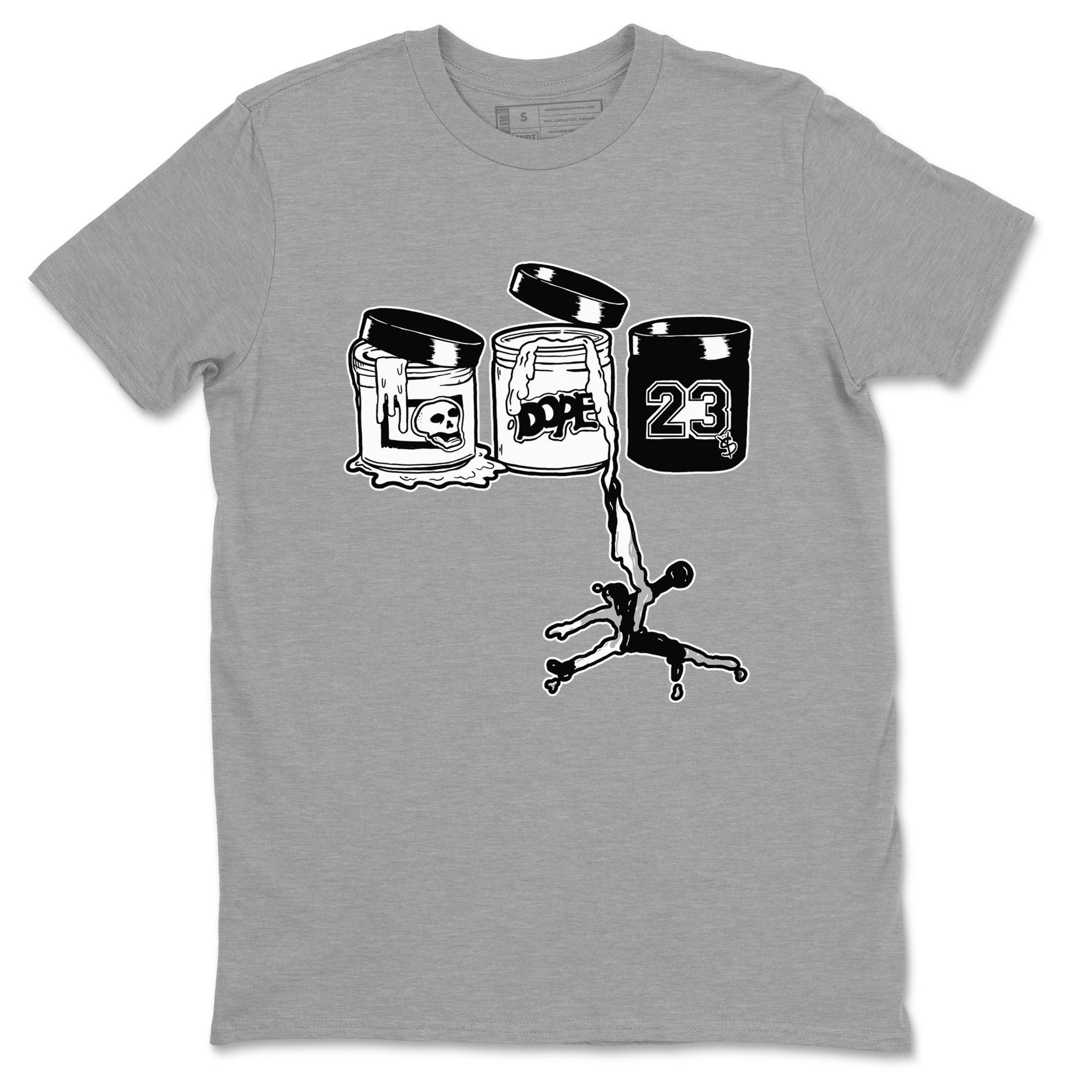 Jordan Paint Sneaker Tees - Air Jordan 4 White Thunder