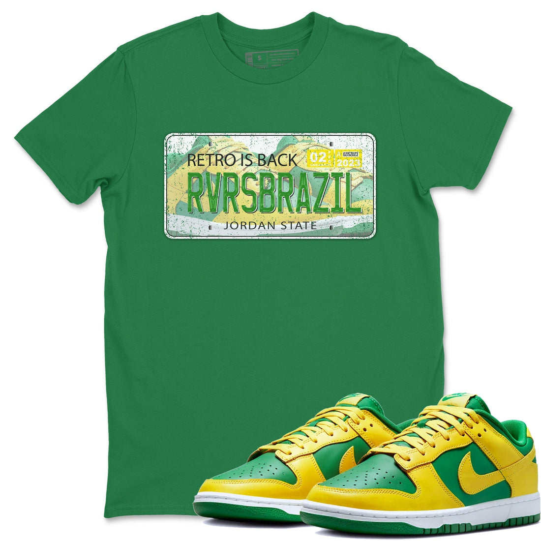 Jordan Plate Unisex Tops - Dunk Reverse Brazil