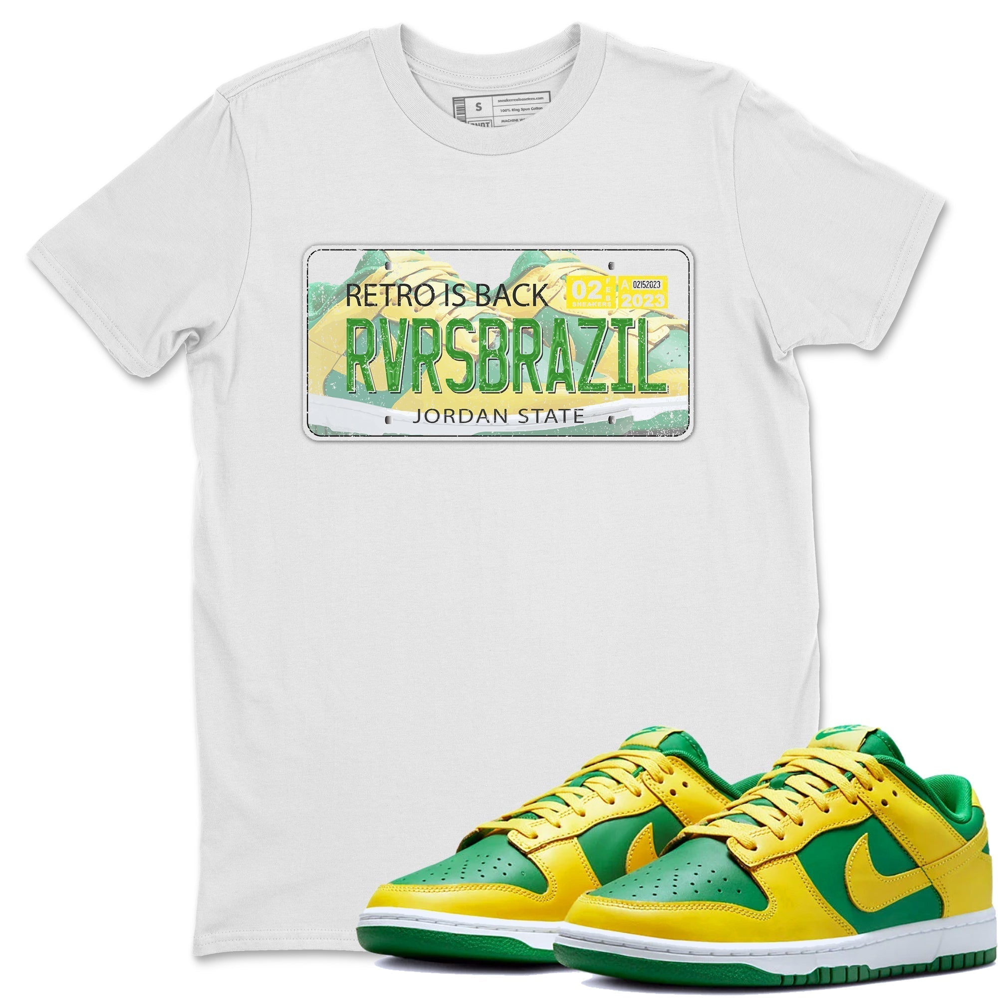 Jordan Plate Unisex Tops - Dunk Reverse Brazil