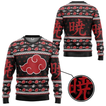 Akatsuki Naruto Christmas Sweater ? Usalast