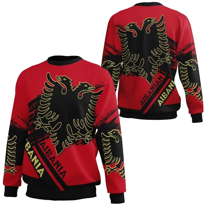 Albania Coat Of Arms Identifier Sweater ? U001Dbrusch Style ? Jr ? Usalast