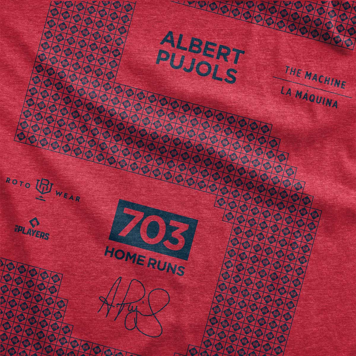 Albert Pujols: 703 Home Runs T-Shirt