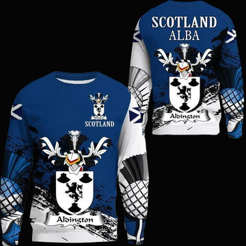 Aldington Scottish Family Crest Scotland Special Sweater A7 ? Usalast