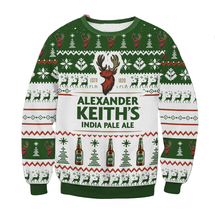 Alexander Keith?s India Pale Ale Ugly Christmas Sweater 2022 ? Usalast