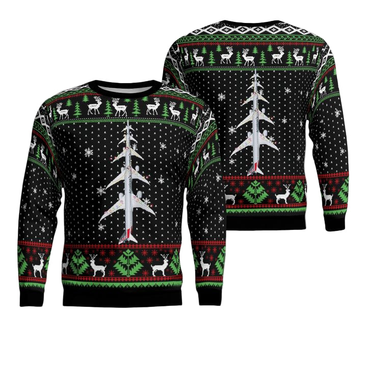 American Airlines Boeing 787-9 Dreamliner Christmas Sweater 3D ? Usalast