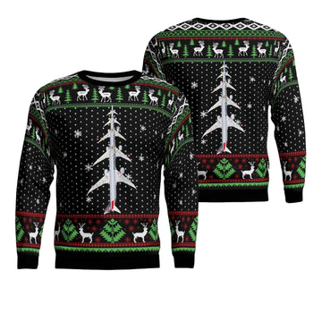 American Airlines Boeing 787-9 Dreamliner Christmas Sweater 3D ? Usalast