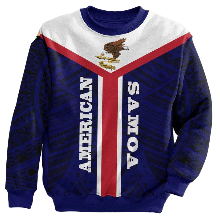 American Samoa Sweater ? My Homeland Knitted Long-Sleeved Sweater A7 ? Usalast