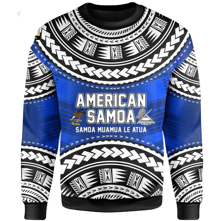 American Samoa Sweater ? Samoa Muamua Le Atua Knitted Long-Sleeved Sweater A7 ? Usalast