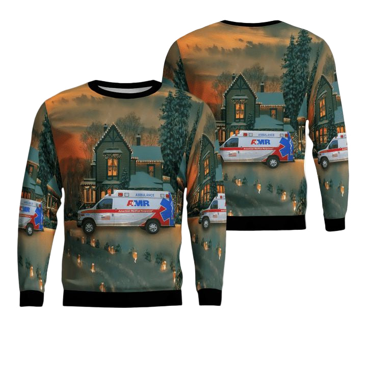 AMR Capital Region AOP Sweater ? SK91 ? Usalast
