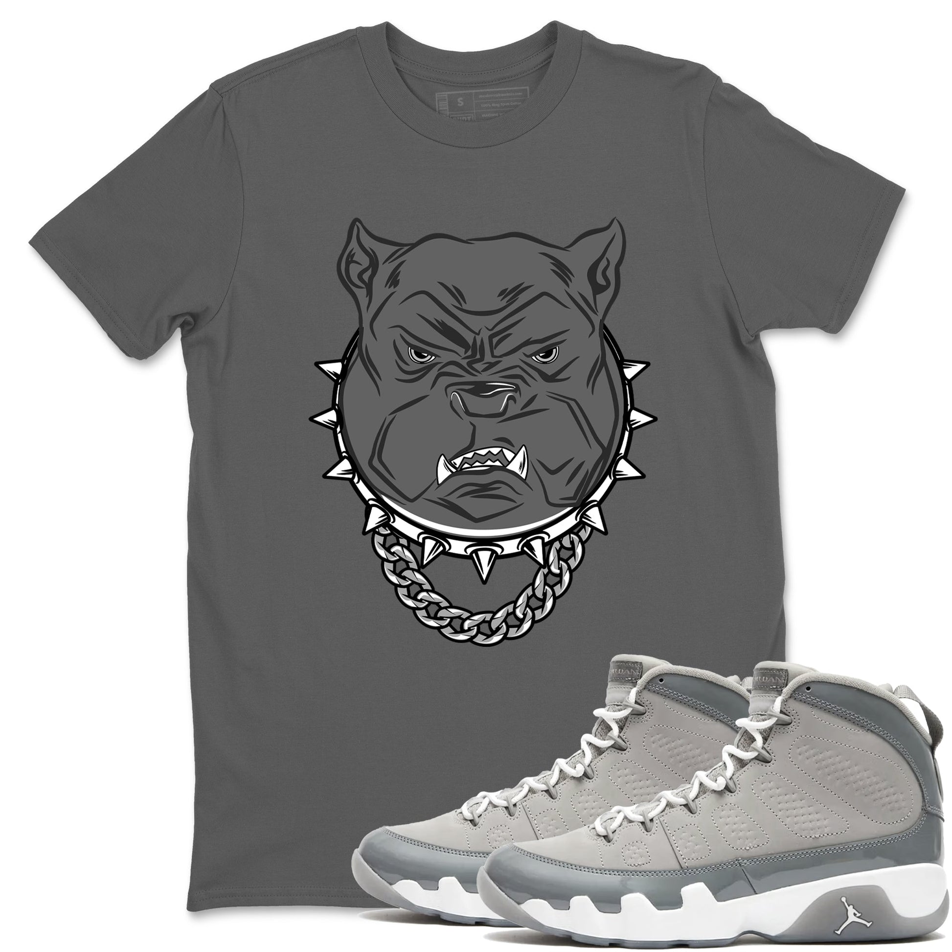 Angry Bulldog Sneaker Tees - Air Jordan 9 Cool Grey