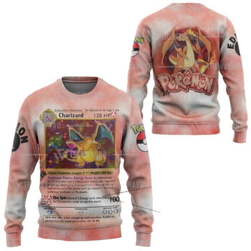 Anime Pokemon Charizard Christmas Sweater ? Usalast