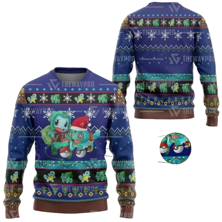 Anime Pokemon Christmas Sweater ? Usalast