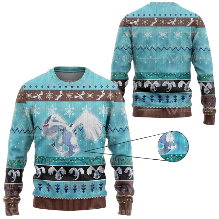 Anime Pokemon Lugia Christmas Sweater ? Usalast