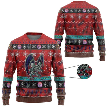 Anime Yu Gi Oh Black Skull Dragon Christmas Sweater ? Usalast