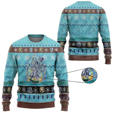Anime Yu Gi Oh Blue Eyes Toon Ultimate Dragon Christmas Sweater ? Usalast