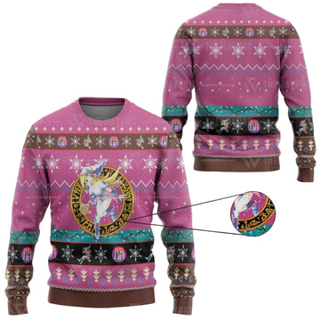 Anime Yu Gi Oh Dark Magician Girl Christmas Sweater ? Usalast