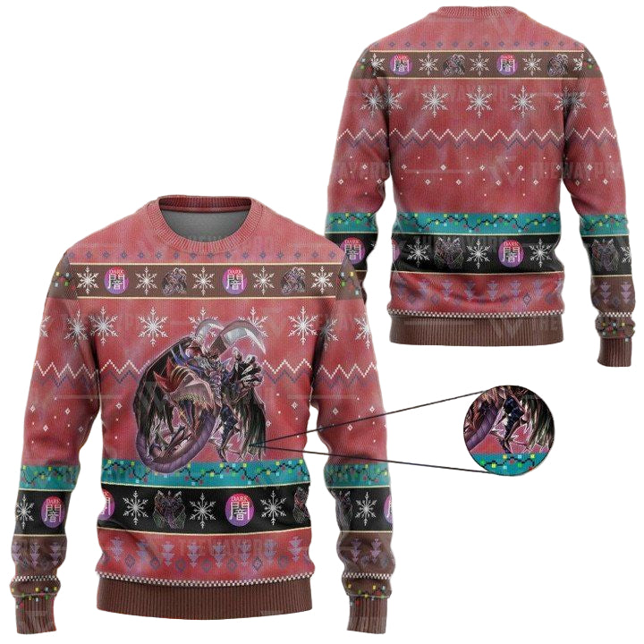 Anime Yu Gi Oh Destiny Hero Plasma Christmas Sweater ? Usalast